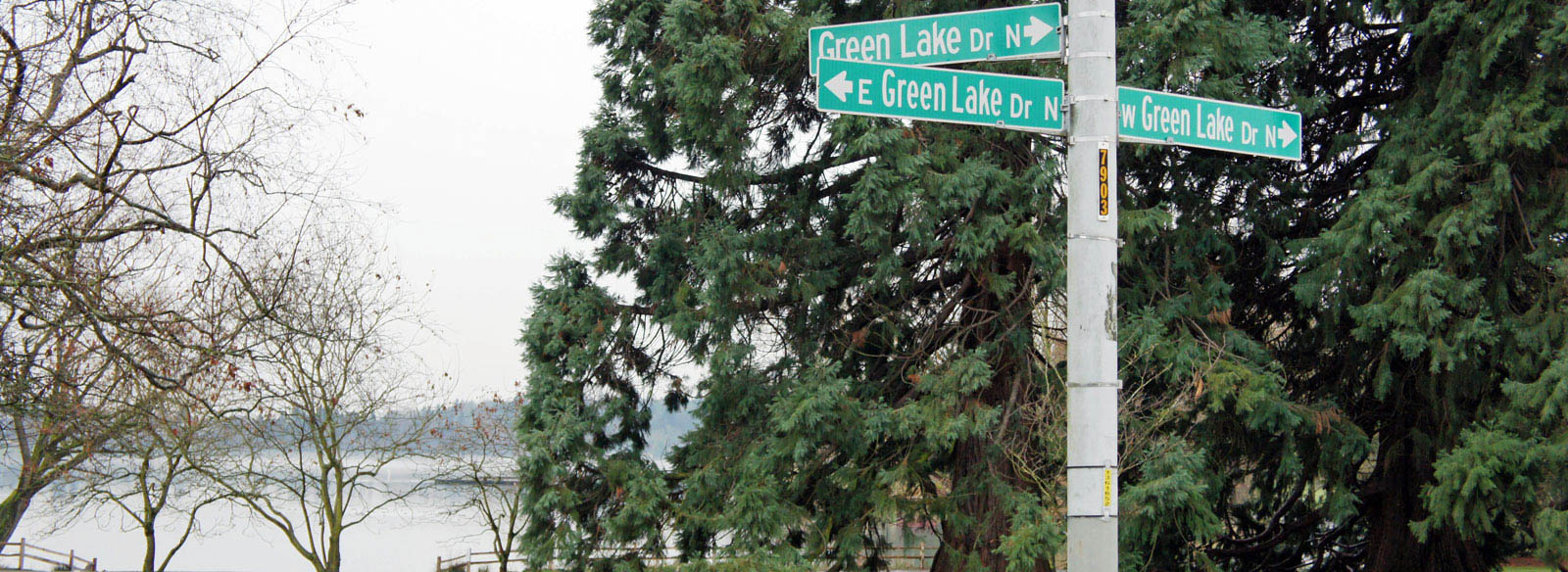 Green Lake Drive Street Sign